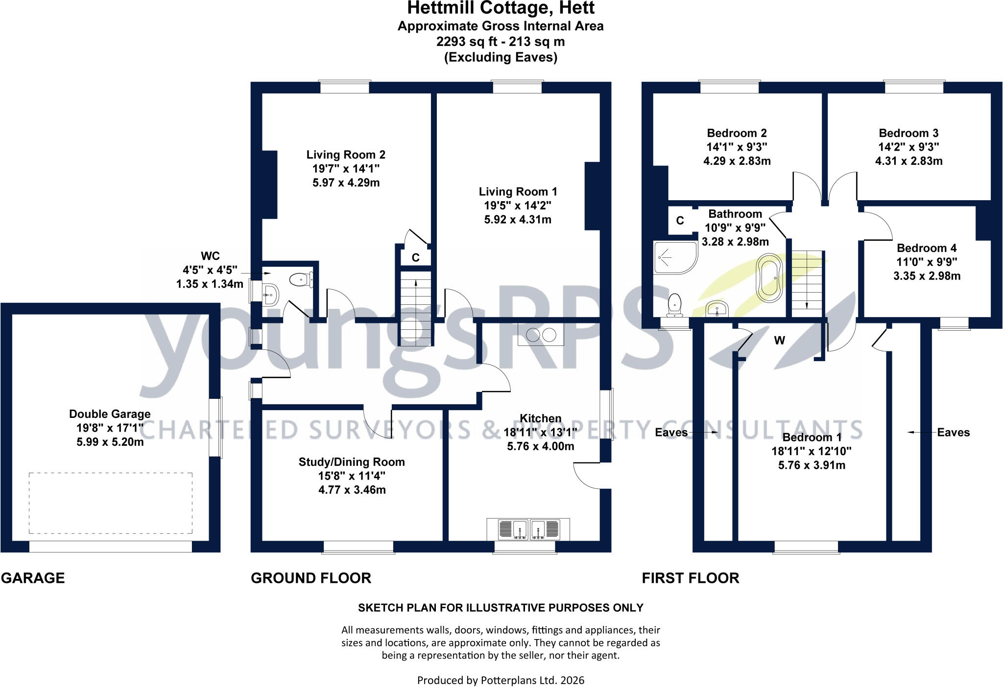 Hett, Durham, DH6 floorplan