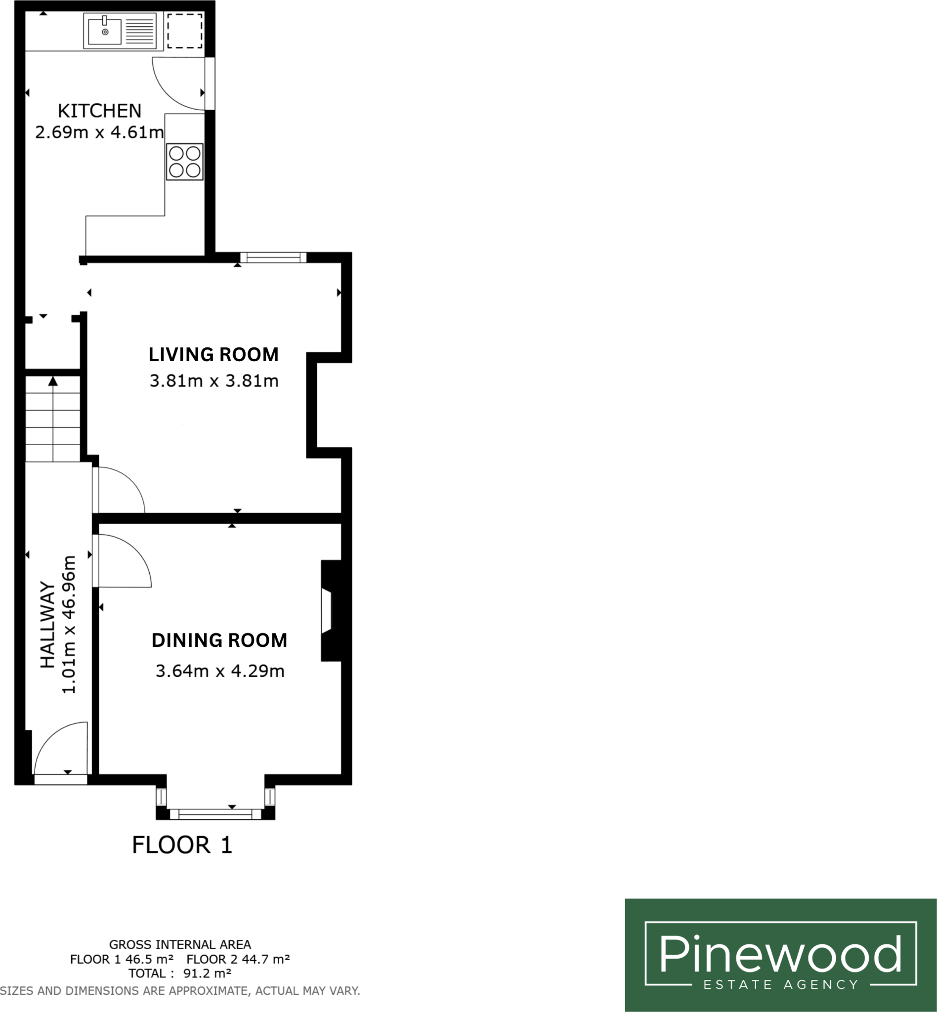 Phoenix Street, Sandycroft, CH5 floorplan