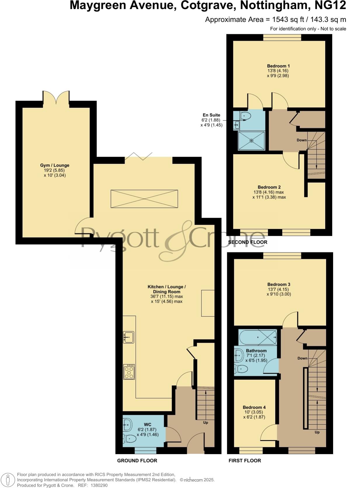 Maygreen Avenue, Cotgrave, Nottingham, Nottinghamshire, NG12 floorplan
