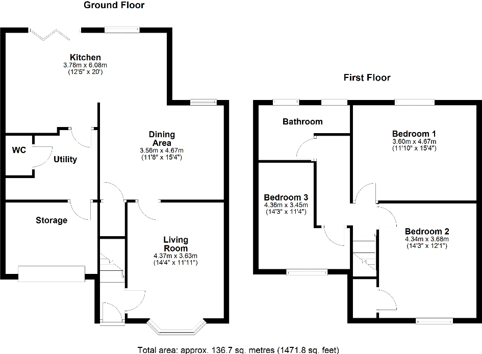 Camperdown Avenue, Chester Le Street, Durham, DH3 floorplan