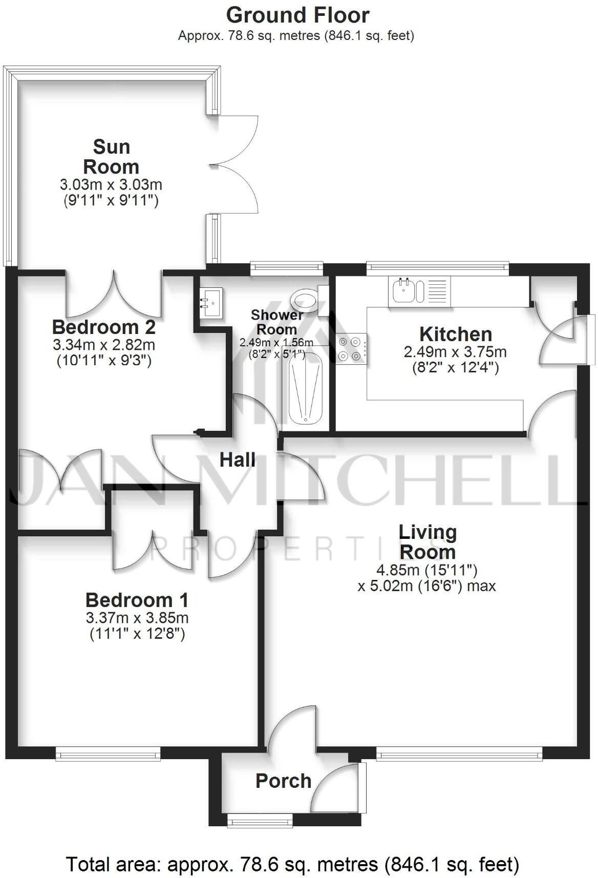 Birch Crescent, Burnopfield, Newcastle upon Tyne floorplan