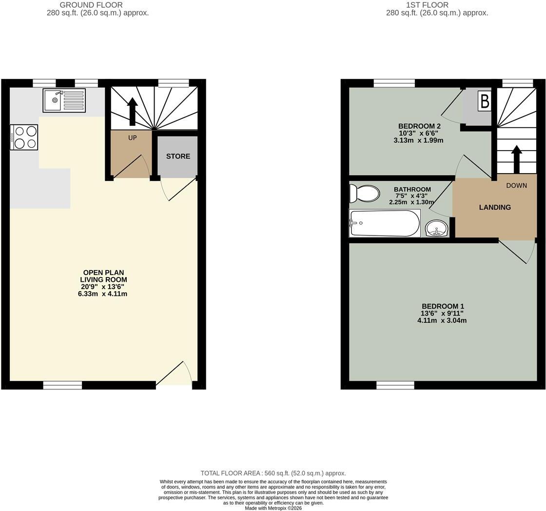 16, West Lane, Penrith floorplan