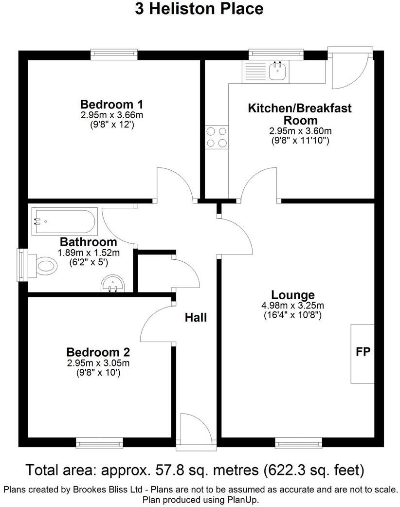 Heliston Place, Pontrilas, Hereford floorplan