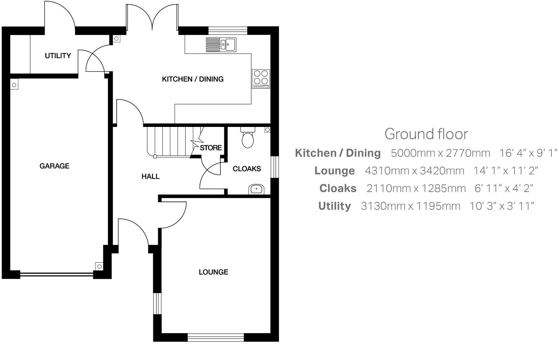 Wellhall Road,
Hamilton,
ML3 9BZ floorplan