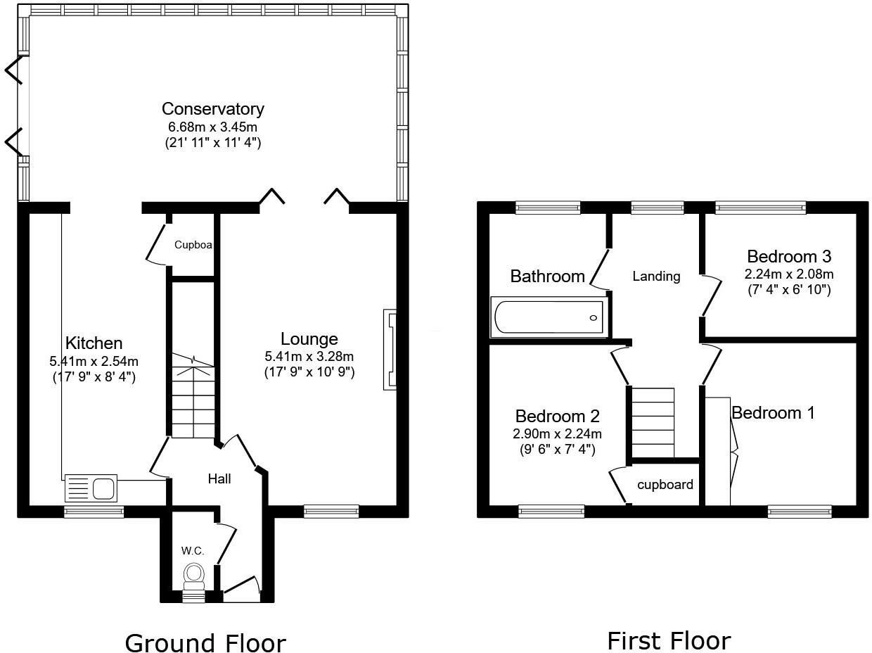 Akeman Close, Bourne floorplan