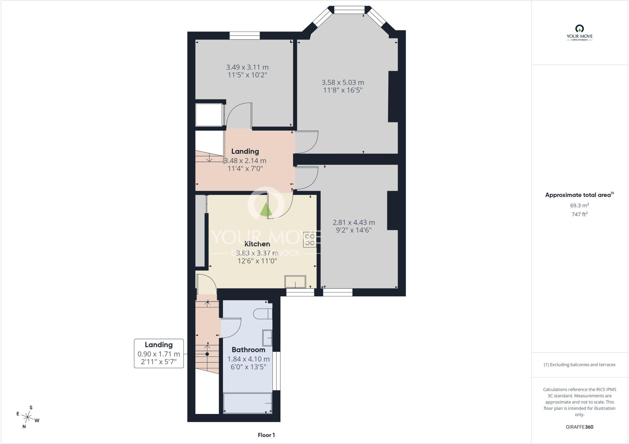 Cambridge Avenue, Whitley Bay, Tyne and Wear, NE26 floorplan