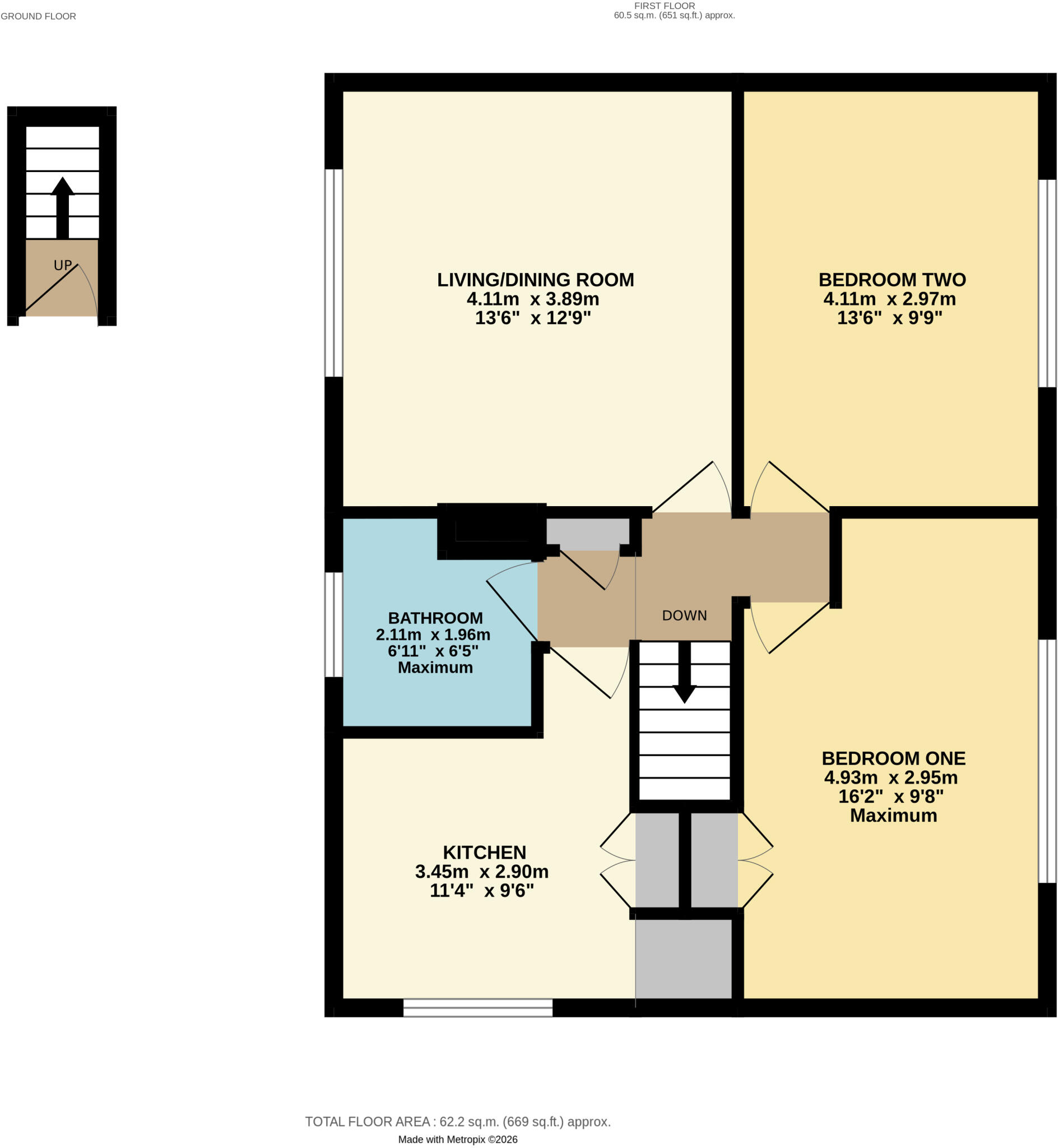 Golborne Avenue, Withington, Manchester, M20 floorplan