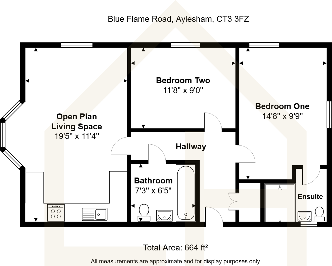 Blue Flame Road, Aylesham, Canterbury, CT3 3FZ floorplan
