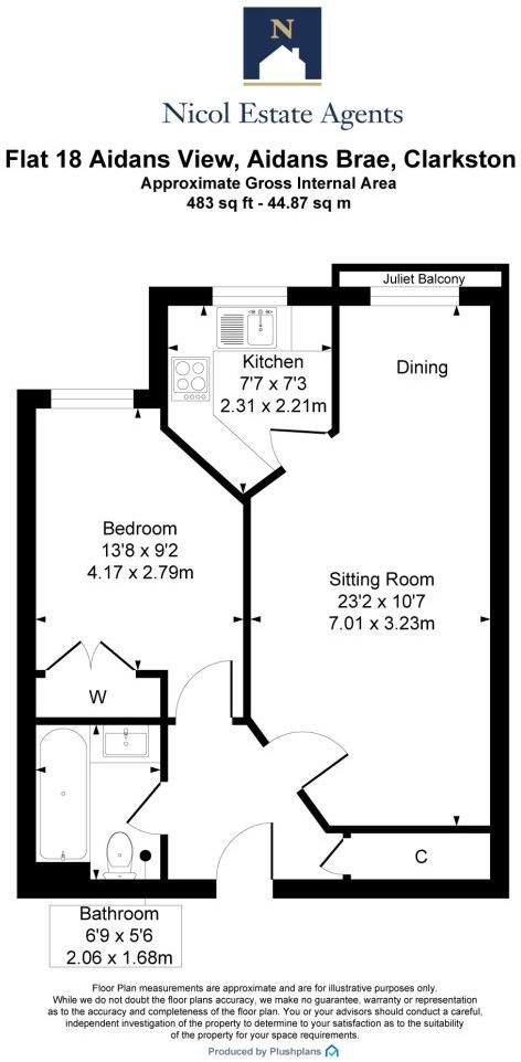 Aidans View, 1 Aidans Brae, Clarkston floorplan