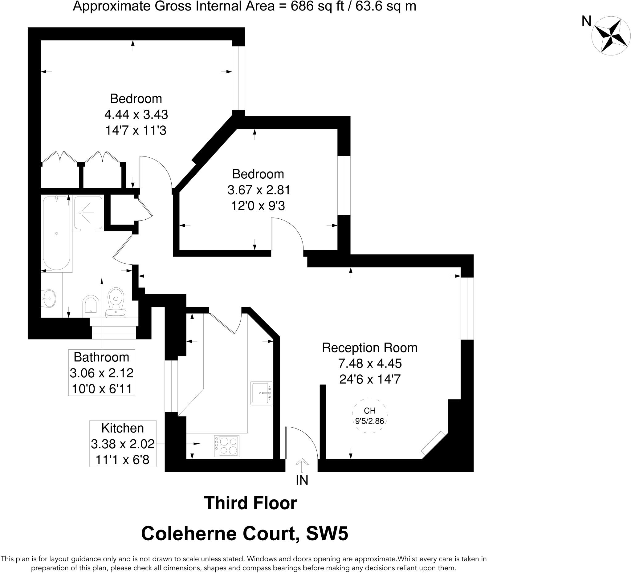 Coleherne Court, Earls Court, SW5 floorplan