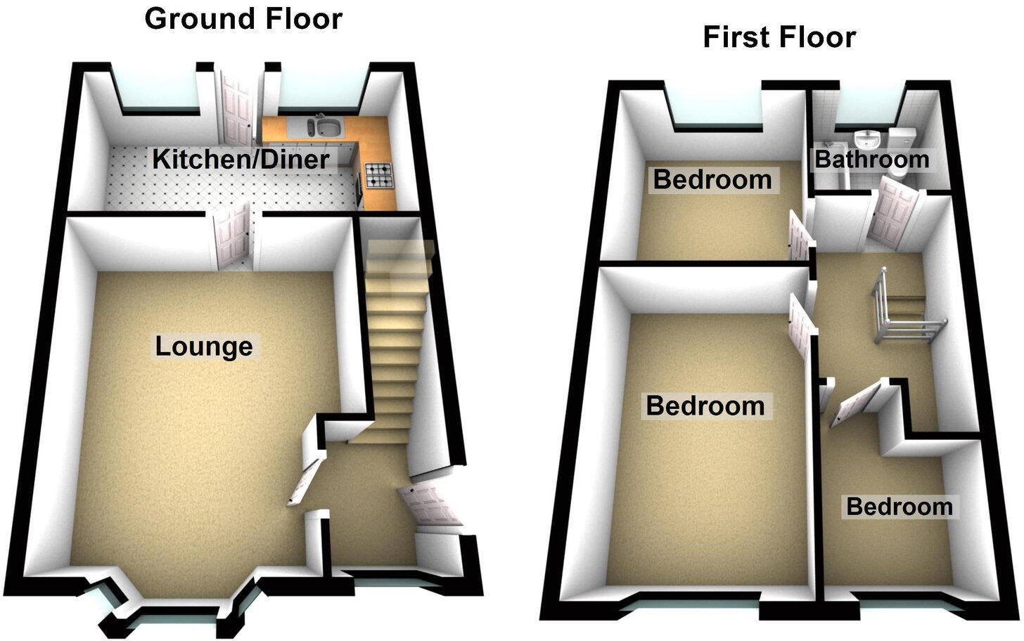 Seven Acres, Delph, Saddleworth floorplan