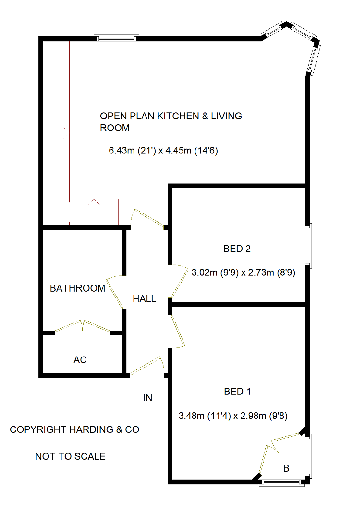 Westward Ho, Bideford floorplan