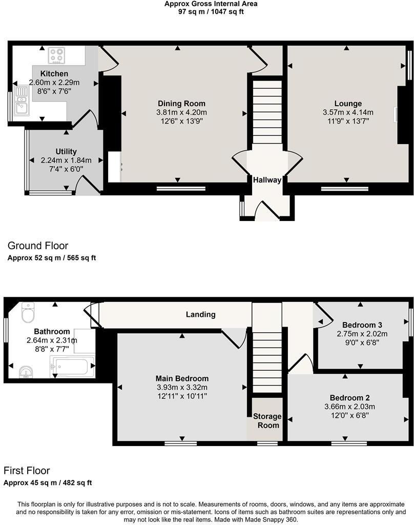 Tufton Street, Silsden floorplan