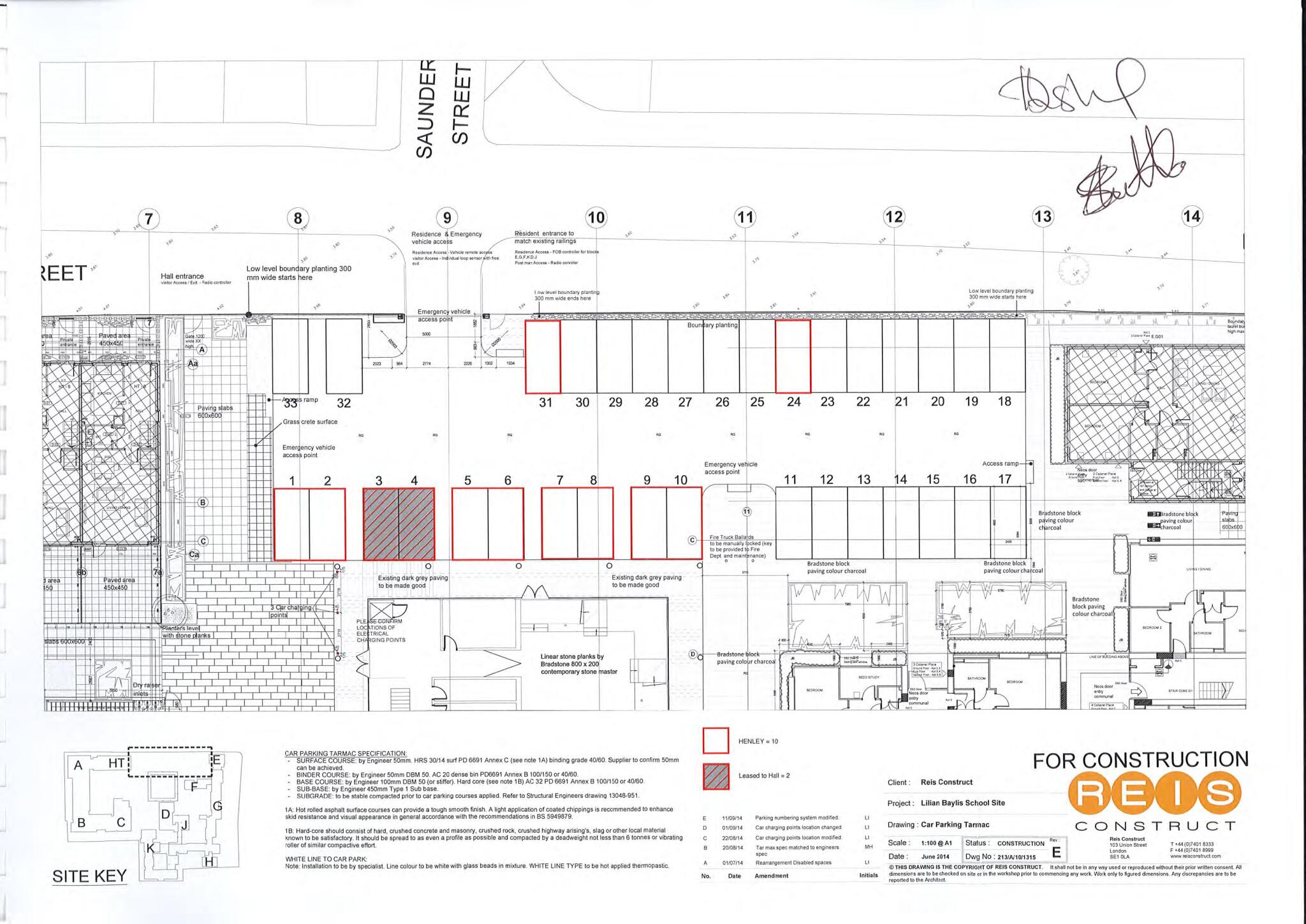 12 Car Parking Spaces, Lollard Street, London, SE11 floorplan