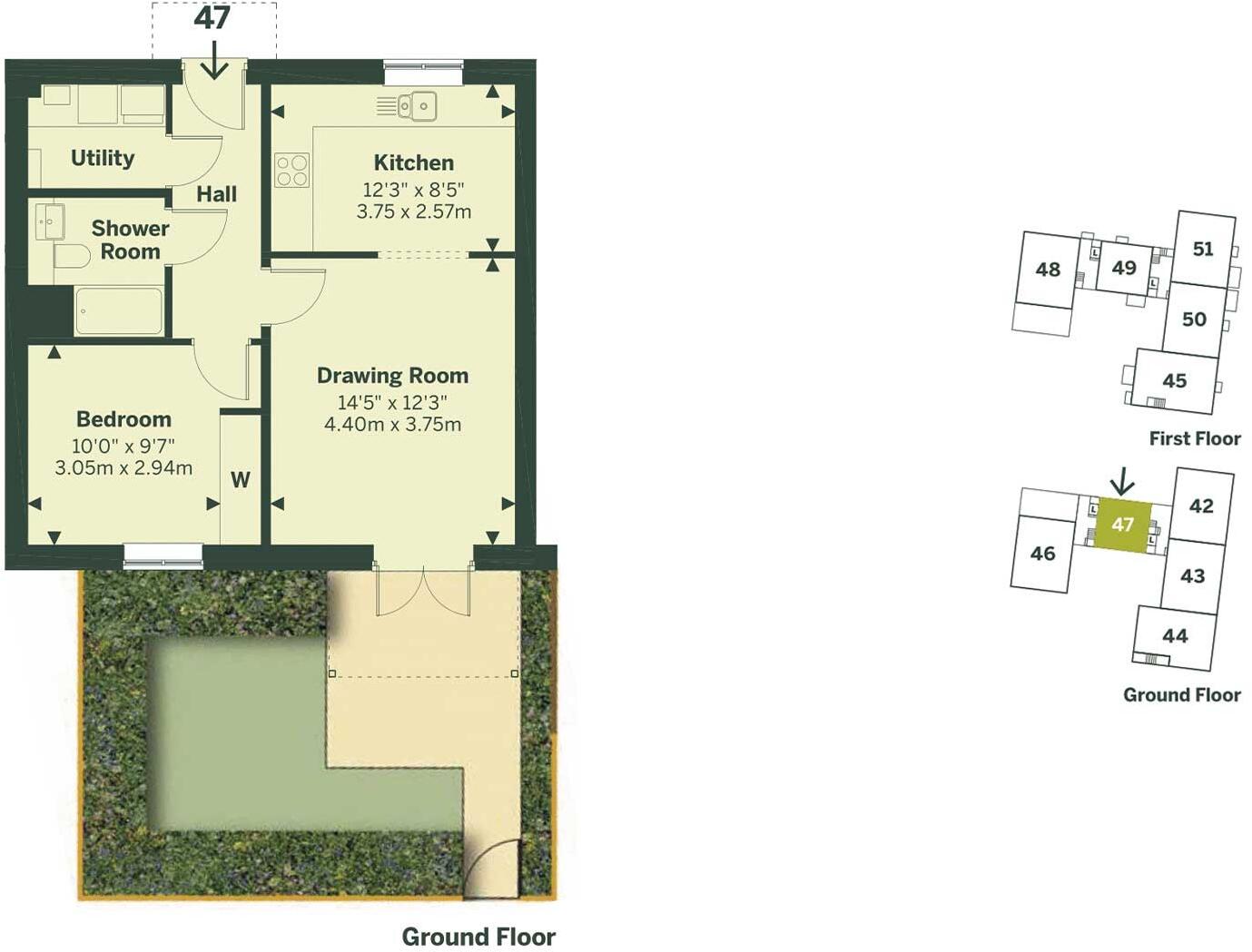 Castle Mews,
Hampdens Way, 
Watlington, 
Oxfordshire, 
OX49 5EE
 floorplan