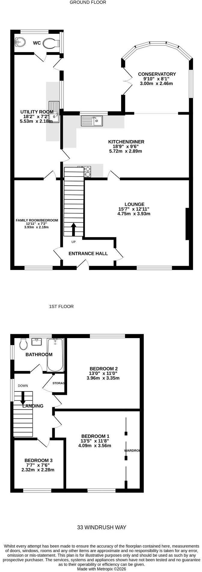 Windrush Way, Hythe floorplan