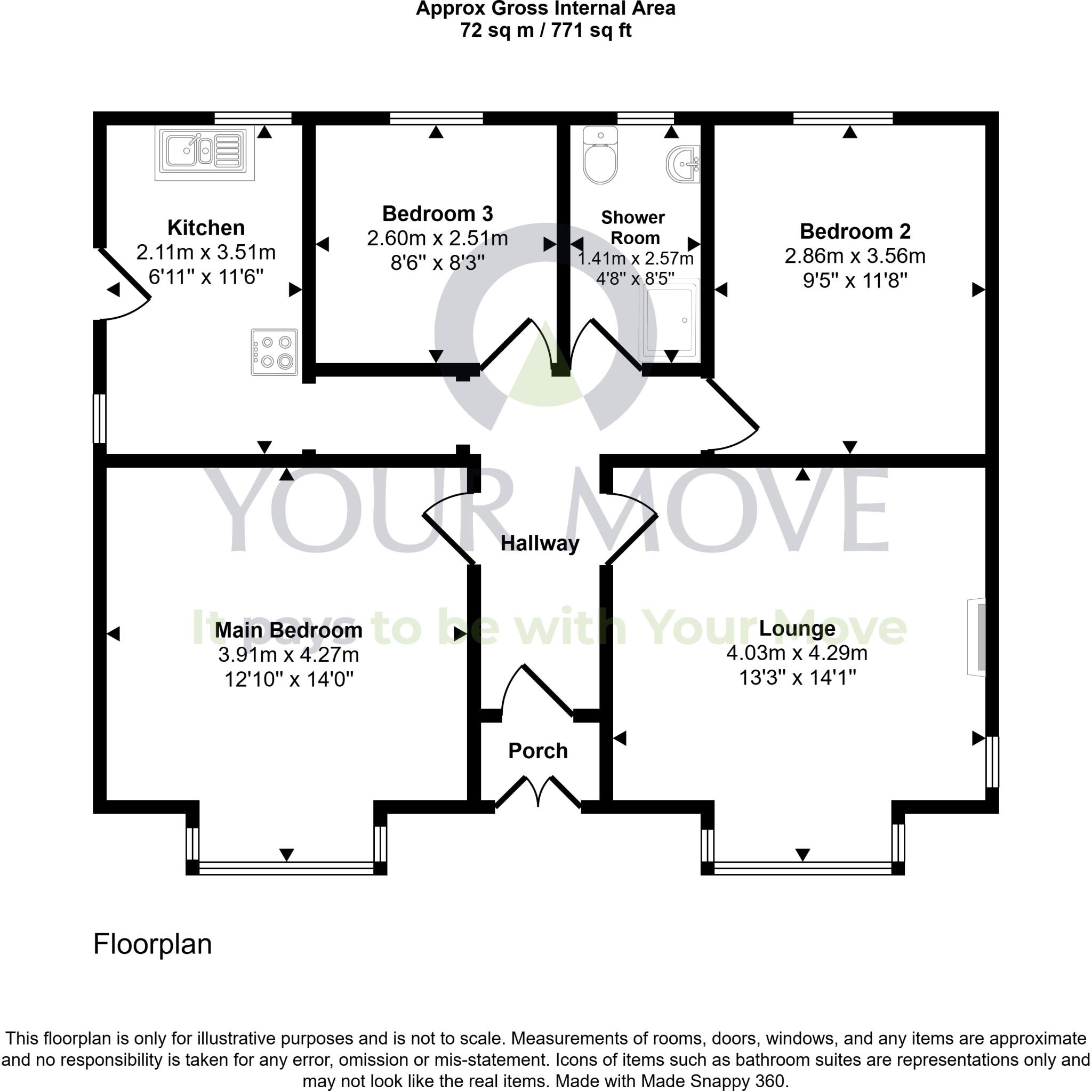 Kilsyth Road, Banknock, Bonnybridge, Stirlingshire, FK4 floorplan