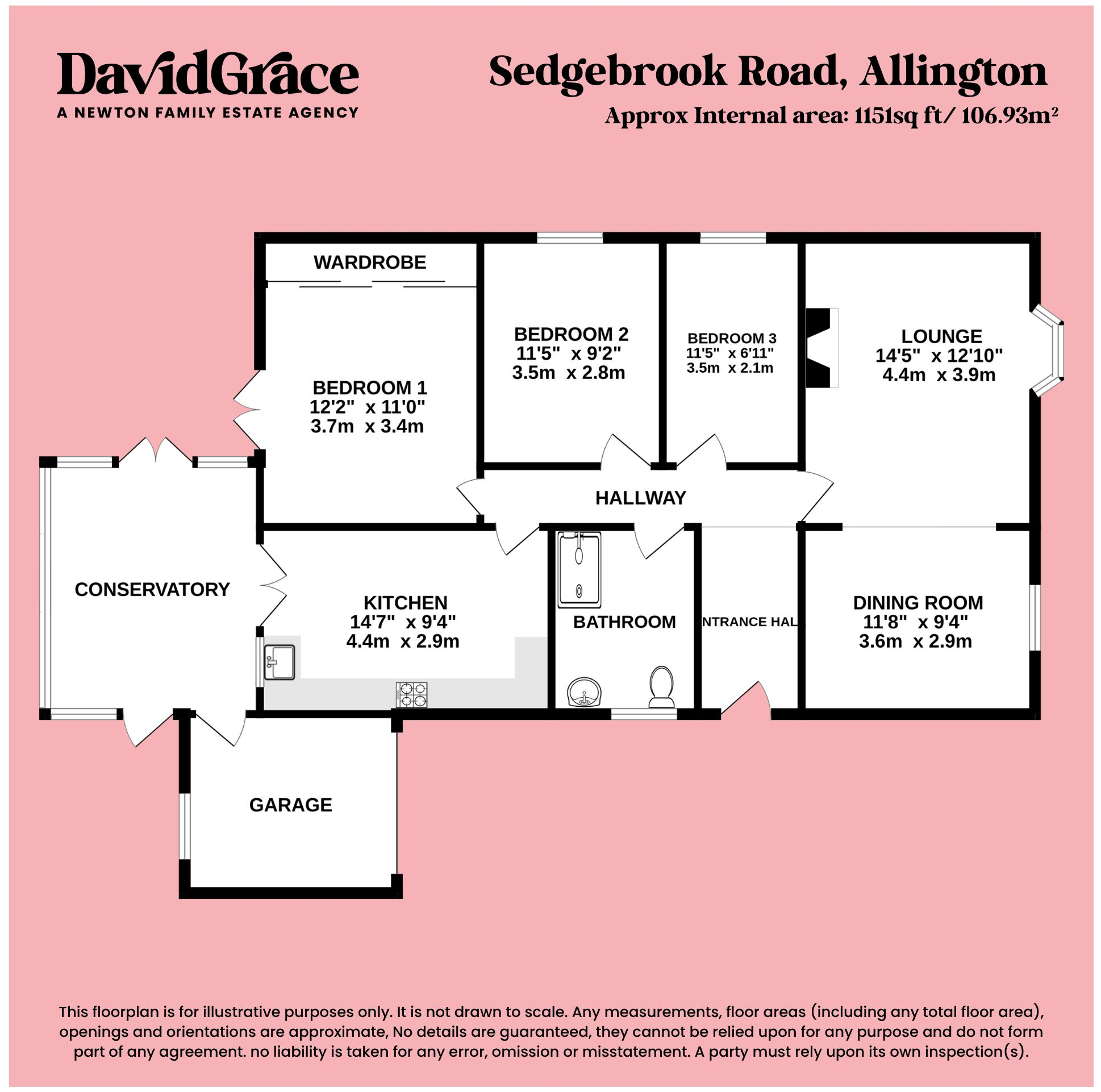 Sedgebrook Road, Allington, NG32 floorplan