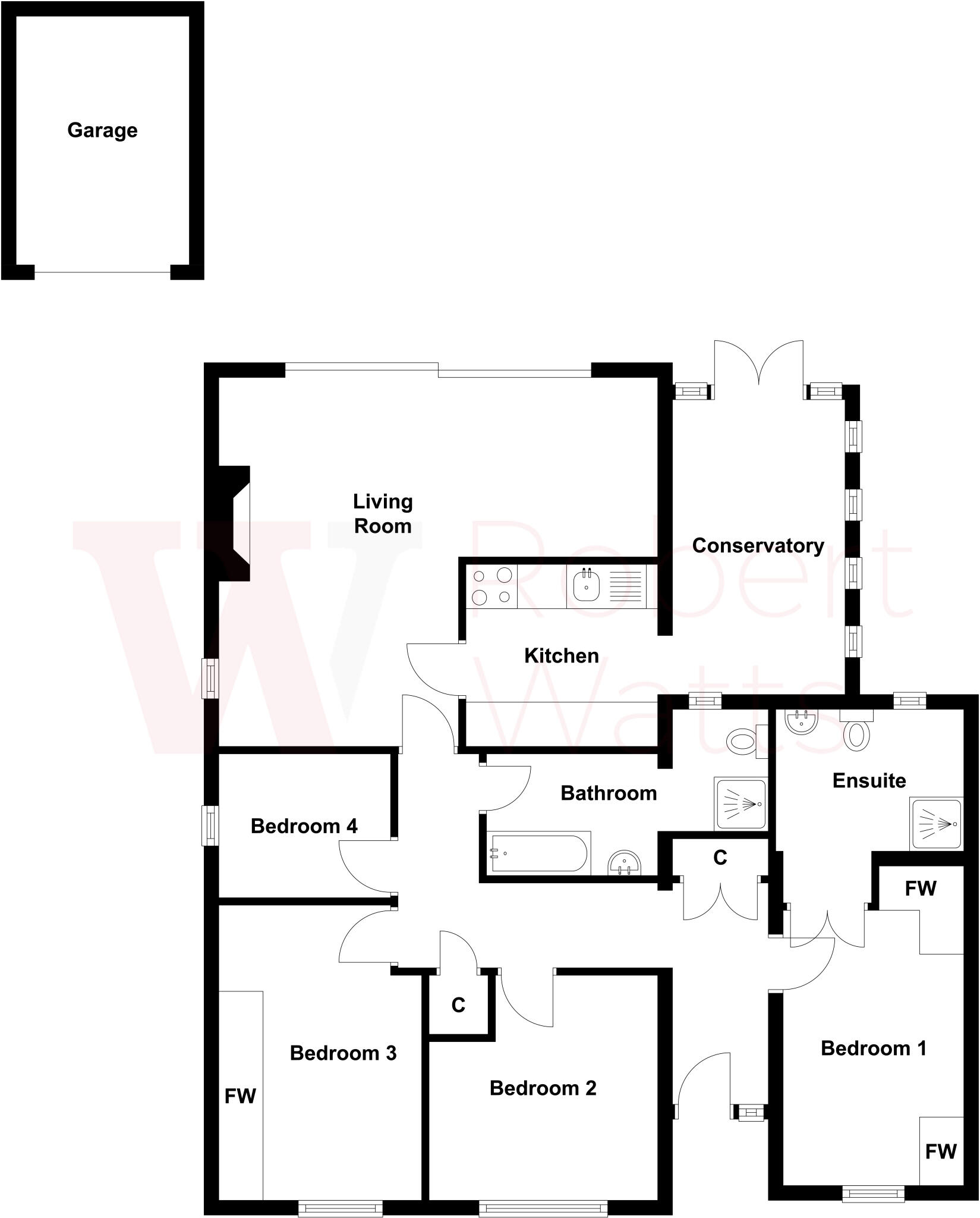 Greenacre Drive, Wyke, Bradford, BD12 floorplan