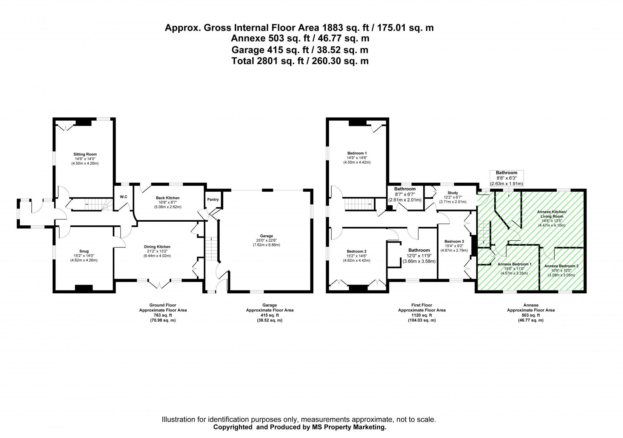 The Presbytery, New Road, Holme on Spalding Moor, York, YO43 4BR floorplan