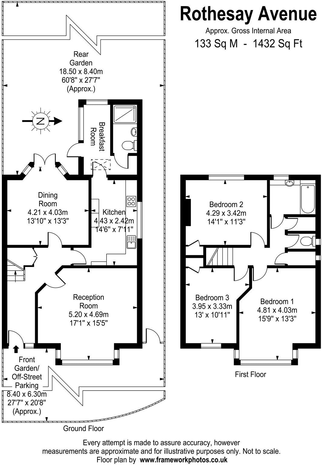 Rothesay Avenue, Richmond, TW10 floorplan