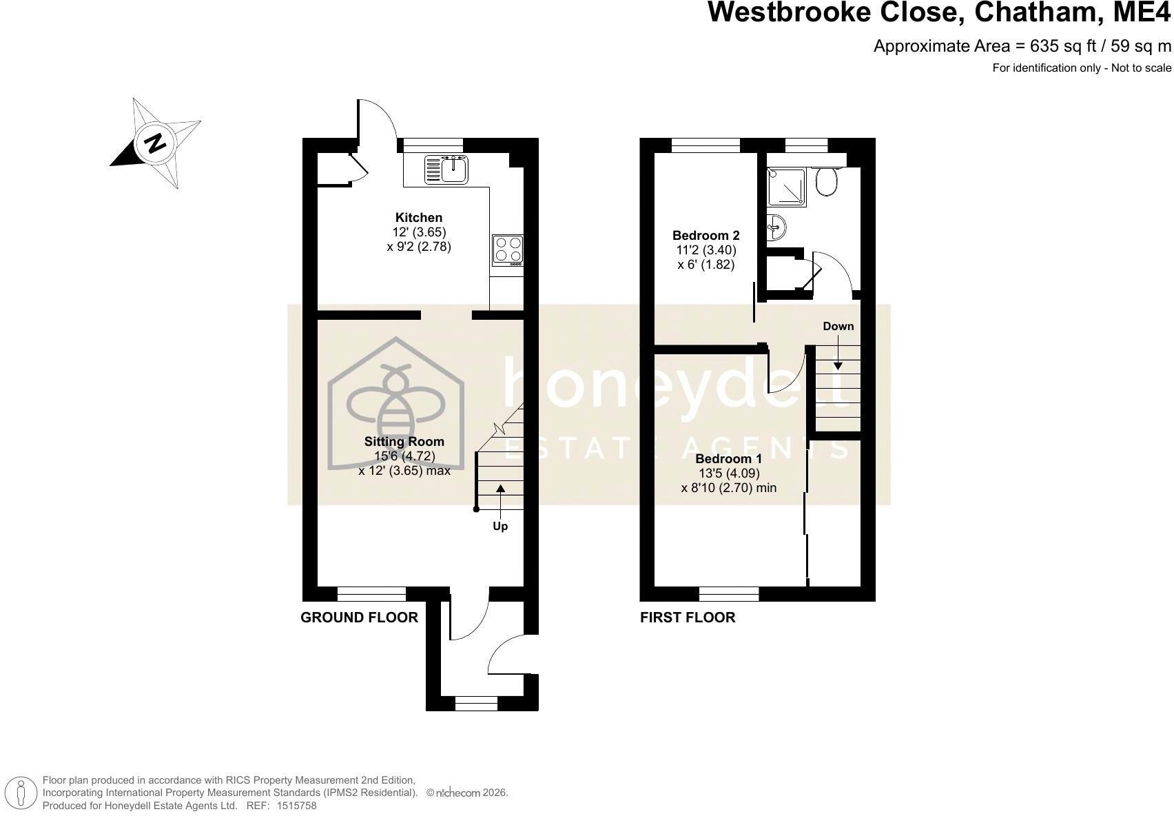 Westbrooke Close, Chatham floorplan