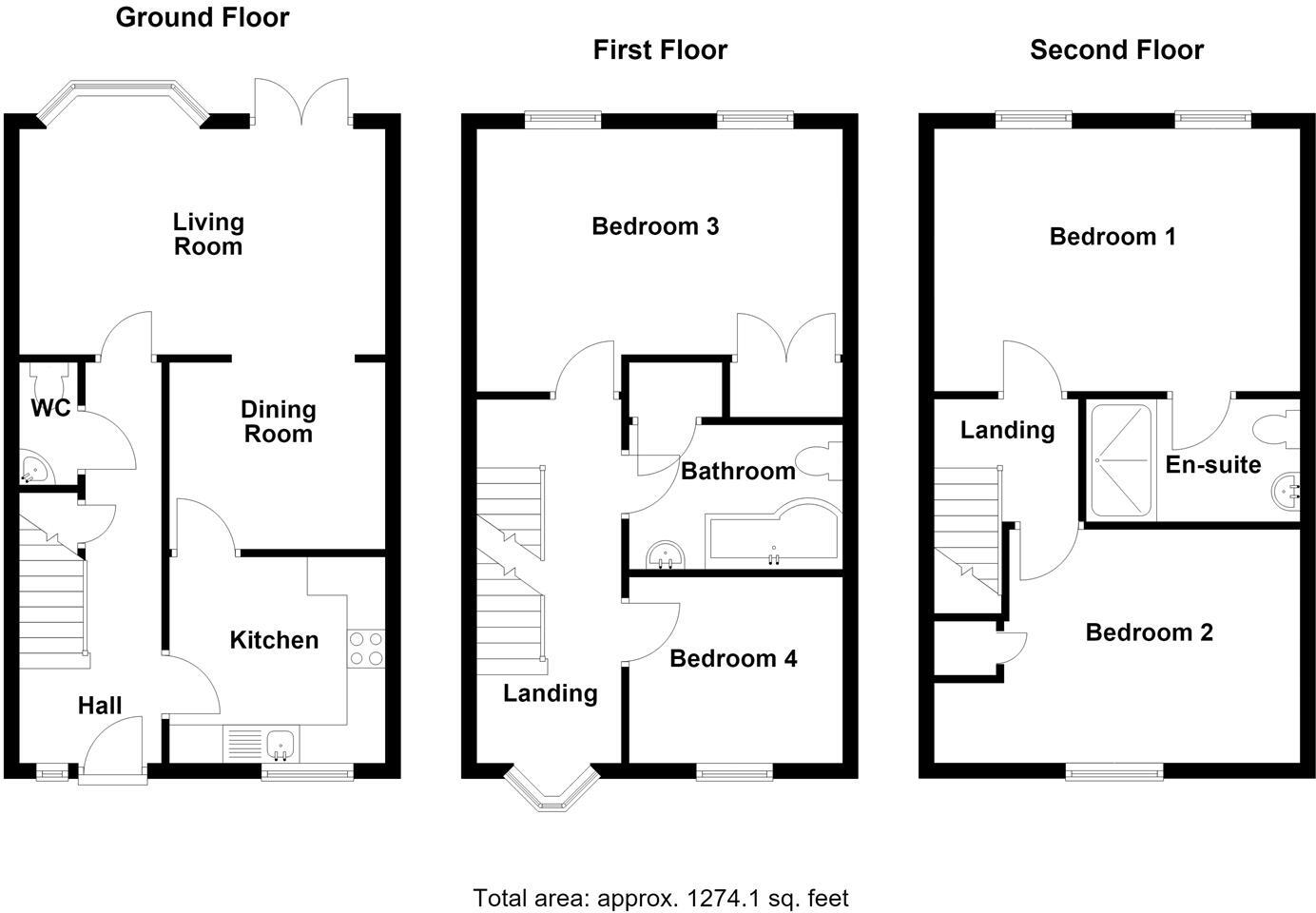 73 St. Michaels Gate, Shrewsbury, SY1 2HL floorplan