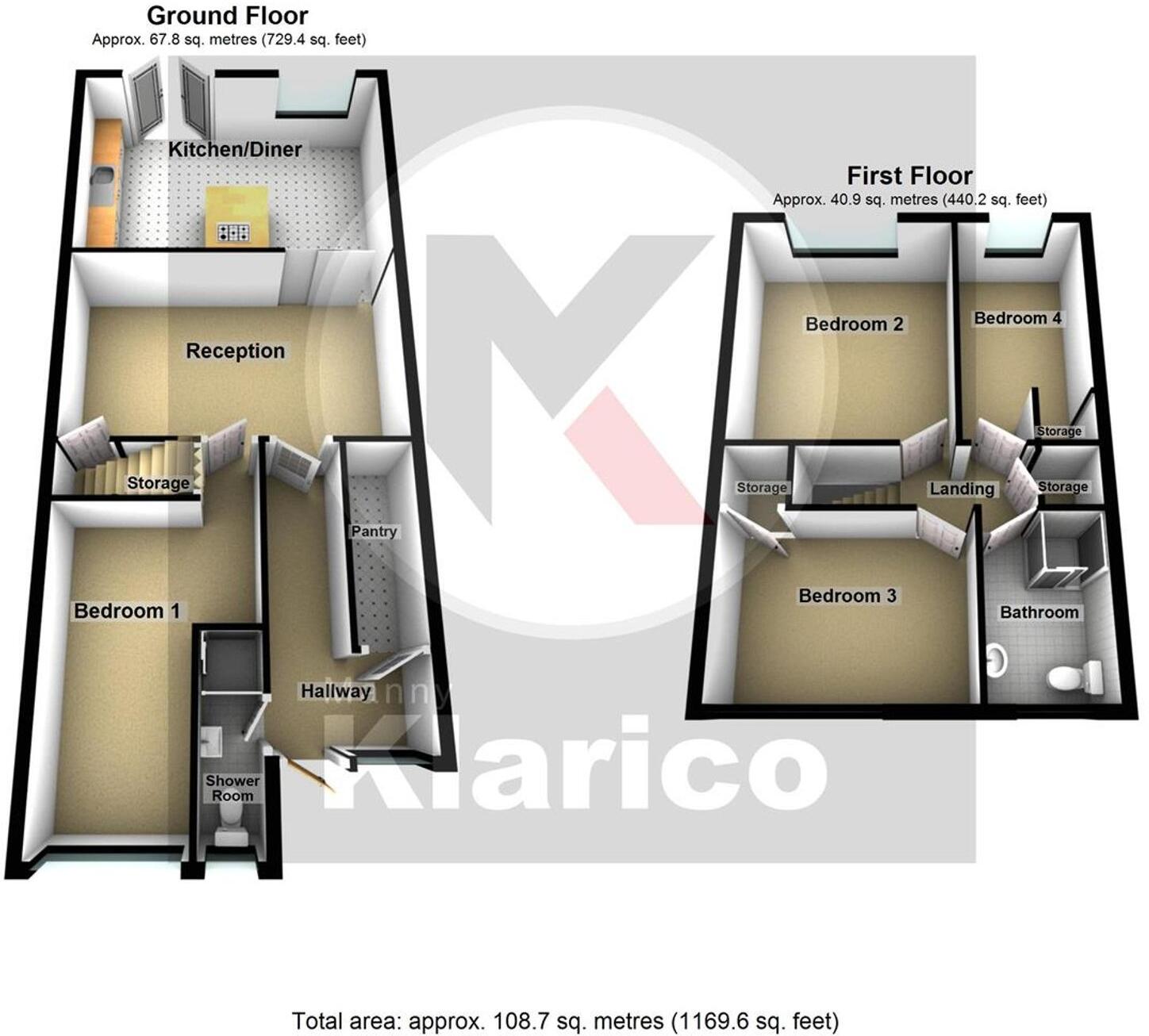 Larchmere Drive, Birmingham, B28 floorplan