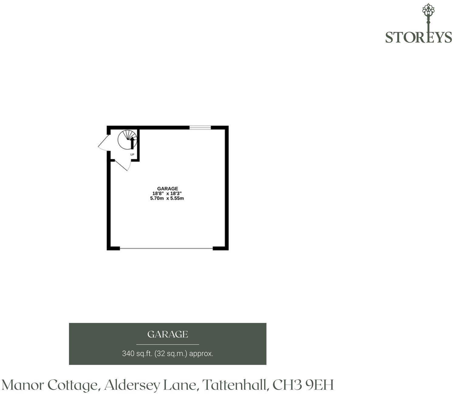 Manor Cottage, Aldersey Lane, nr. Tattenhall, CH3 9EH floorplan