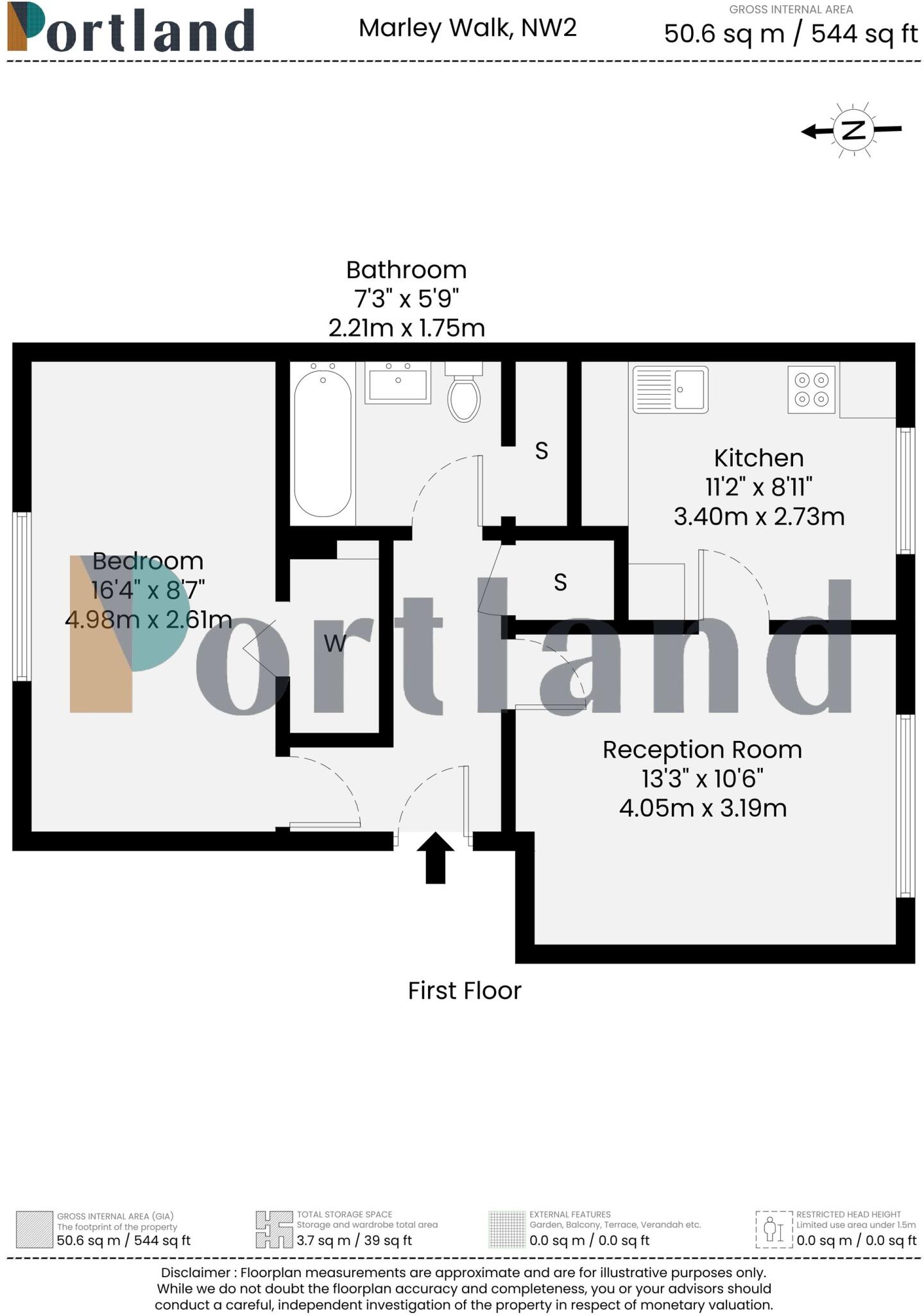 Marley Walk, London, NW2 floorplan