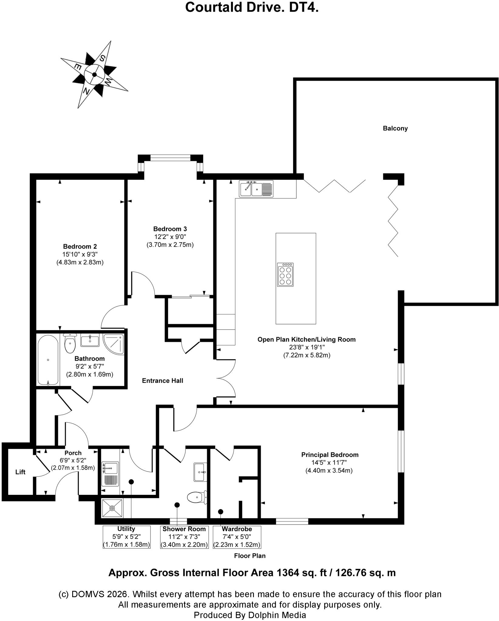 Weymouth, Dorset floorplan