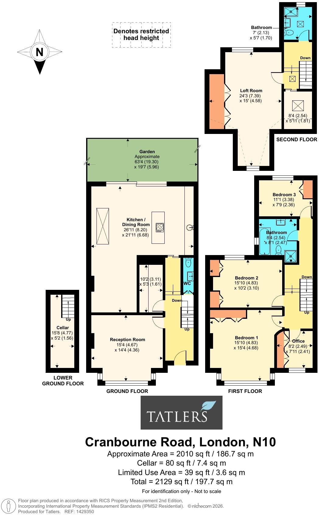 Cranbourne Road, London, N10 floorplan