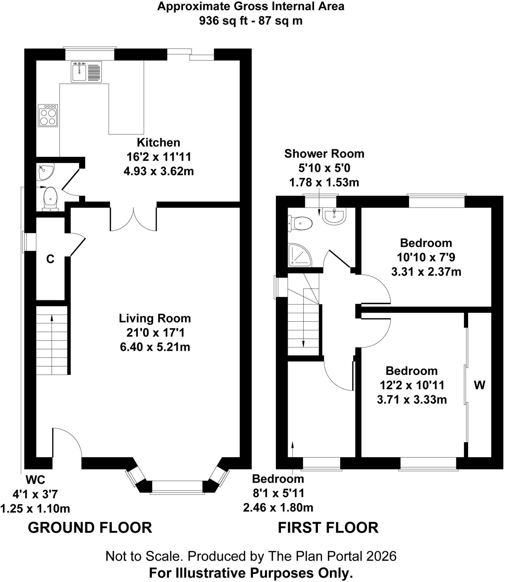 Addlestone, Surrey. floorplan