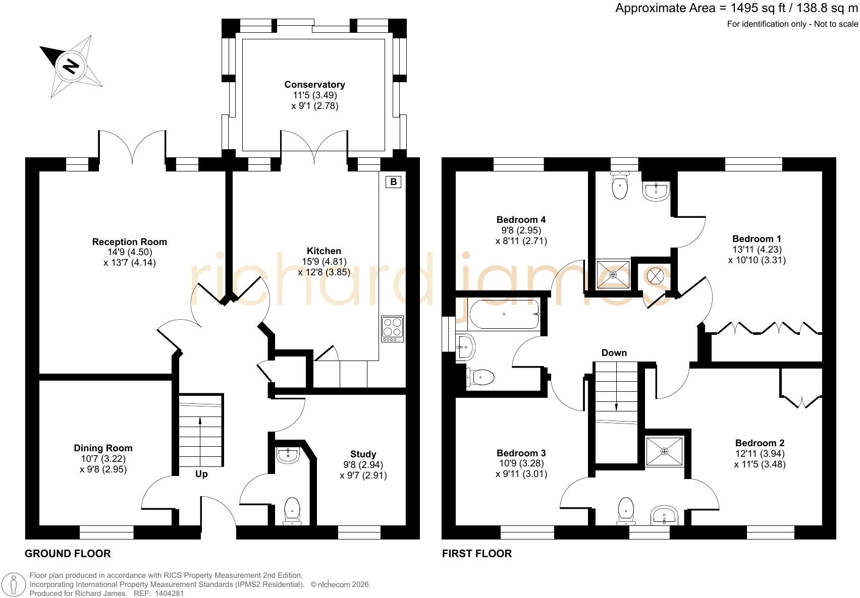 Fitzpiers Close, Taw Hill, Swindon, SN25 floorplan