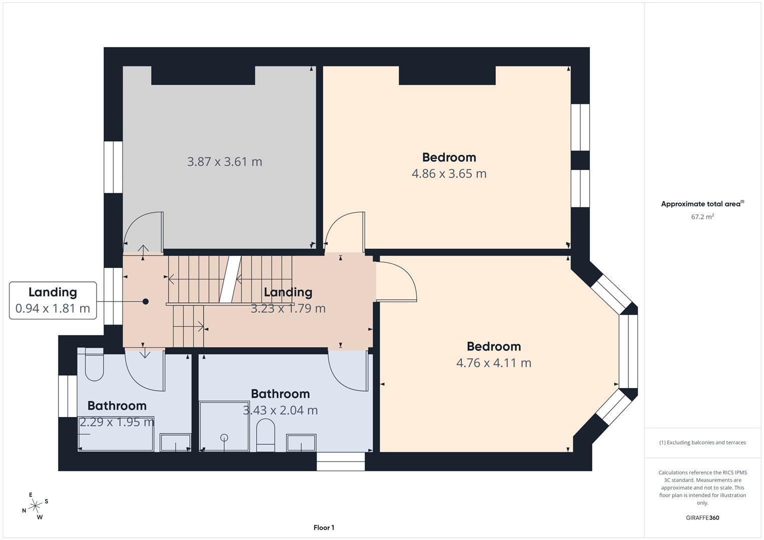 North Road, Birkenhead floorplan