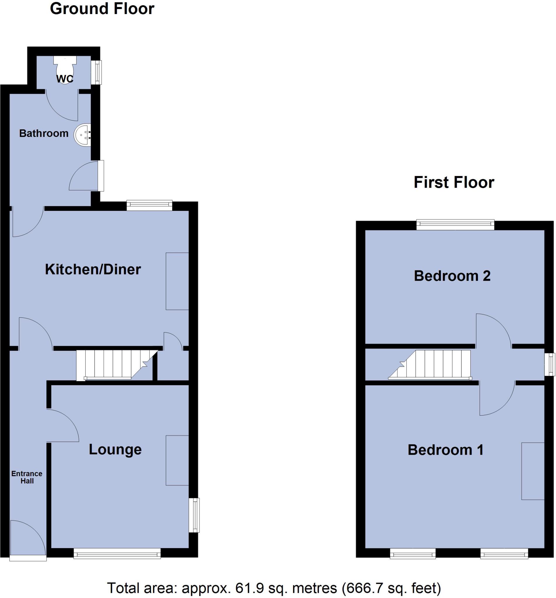 Huntingdon Road, Chatteris, Cambs, Pe16 6ED floorplan