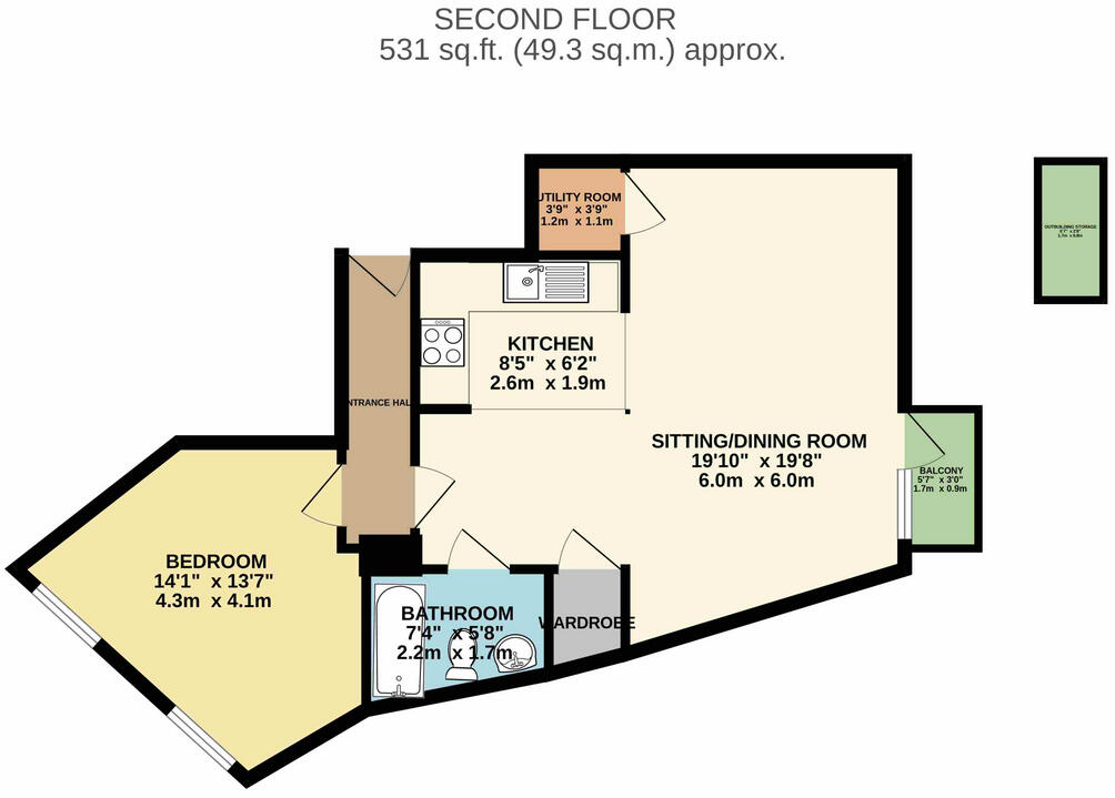 Freehold Terrace, Brighton, BN2 floorplan