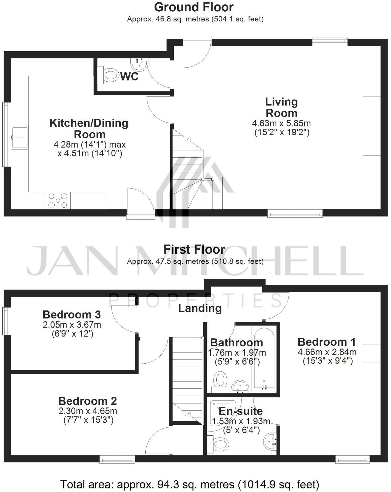 Grange Barn East, Grange Farm, Medomsley, Consett floorplan