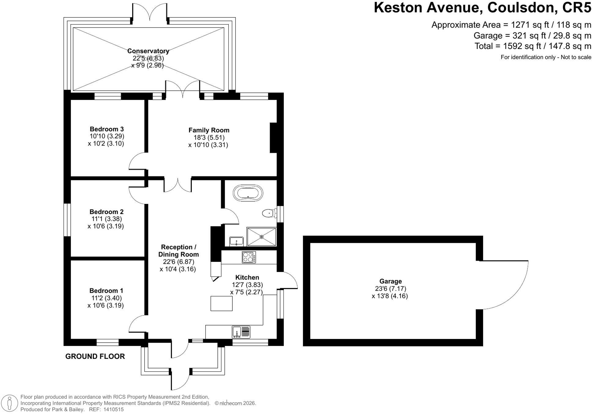 Keston Avenue, Coulsdon, CR5 floorplan