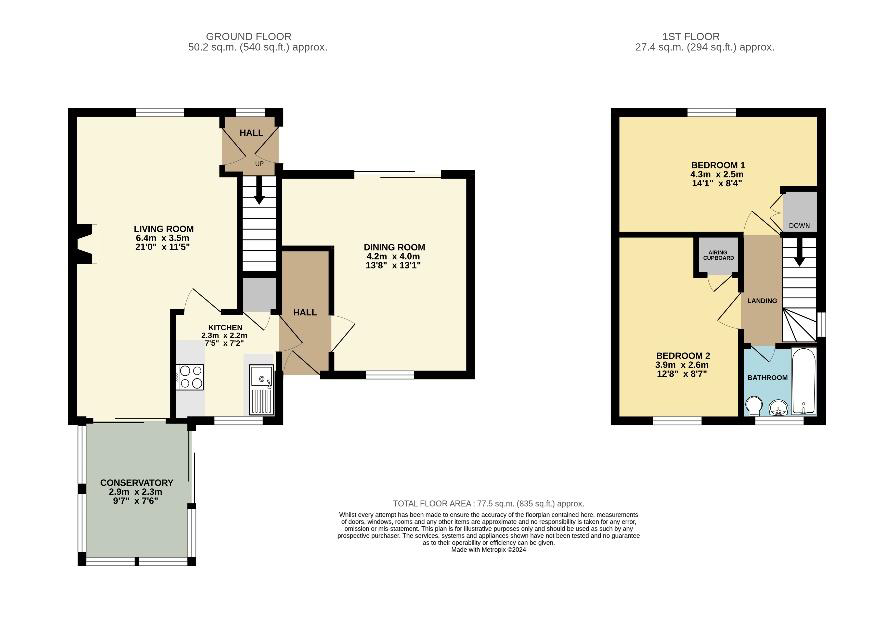 Ty Rhosyn PRESTEIGNE LD8 2BA floorplan