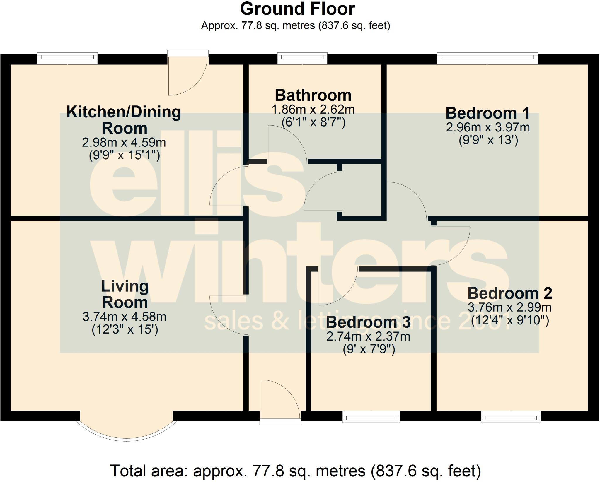 Marian Way, Chatteris floorplan