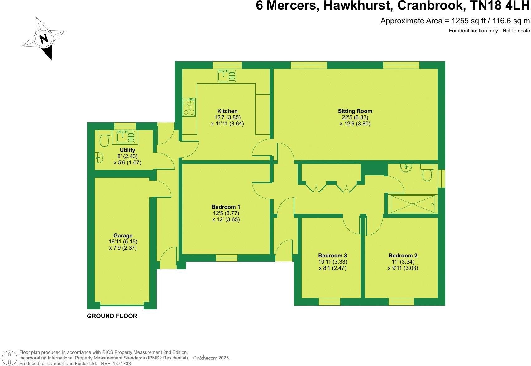 Mercers, Hawkhurst floorplan