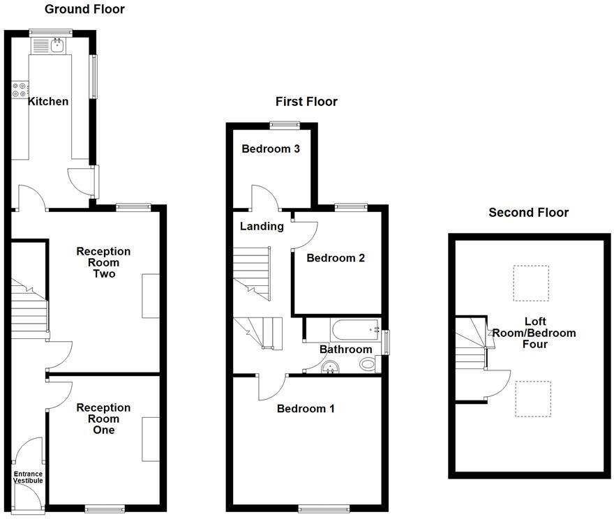 Bonsall Street, Blackburn floorplan
