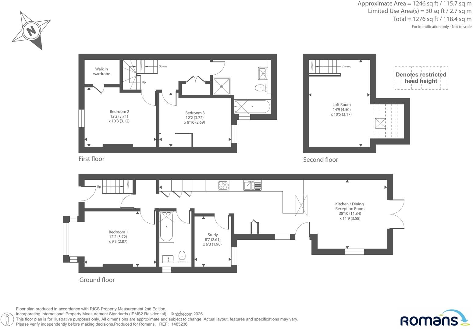 Grovelands Road, Reading, Berkshire floorplan