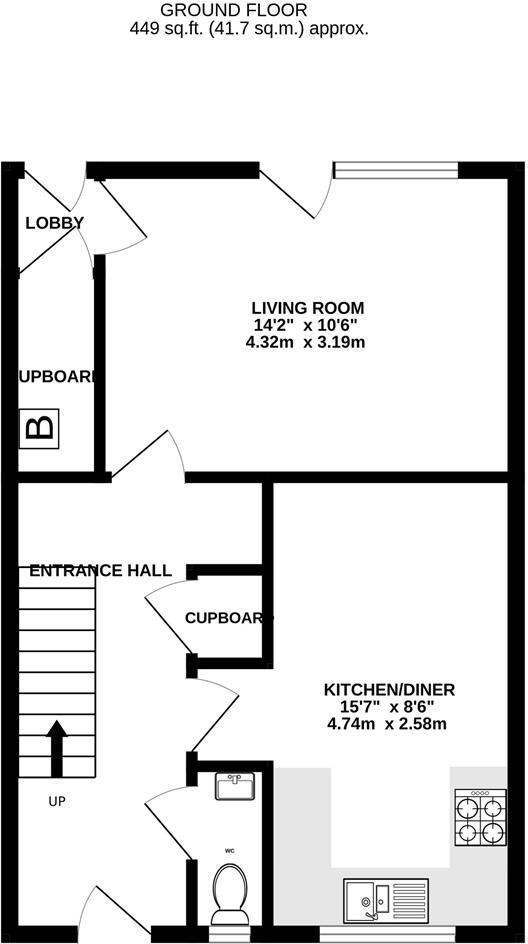 Unwin Road, Cheltenham floorplan