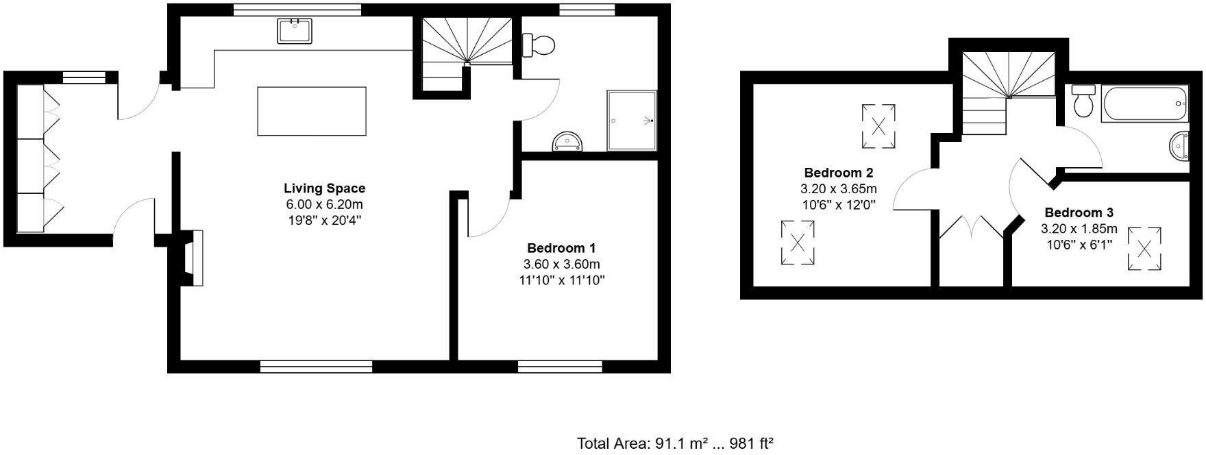Kenside, Snettisham floorplan