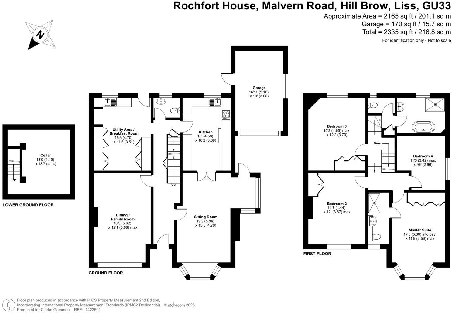 Malvern Road, Hill Brow, Liss floorplan