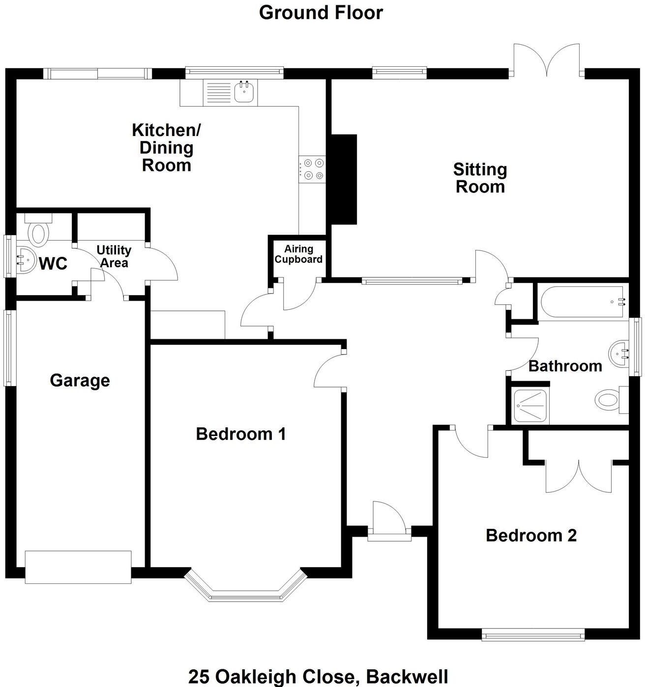 Oakleigh Close, Backwell, BS48 floorplan