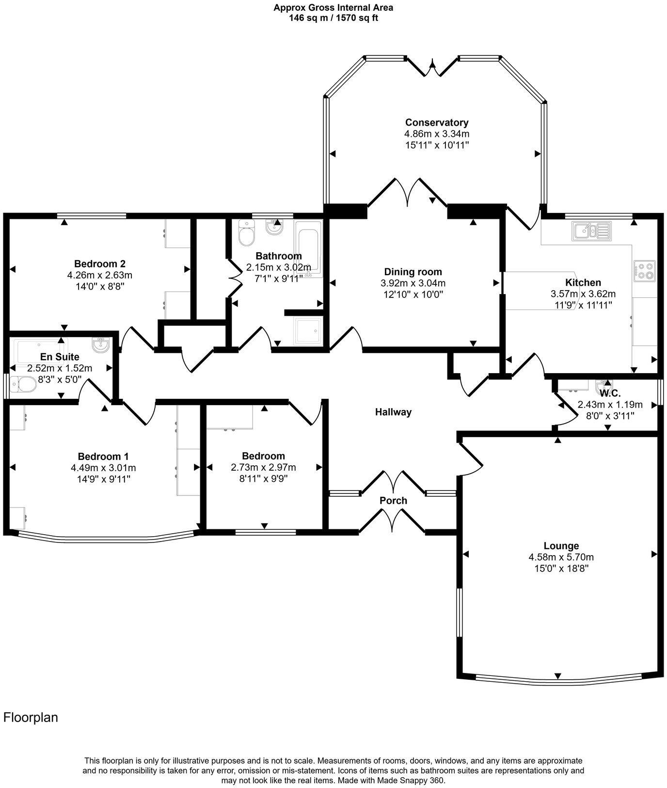 The Garth, Stokesley floorplan