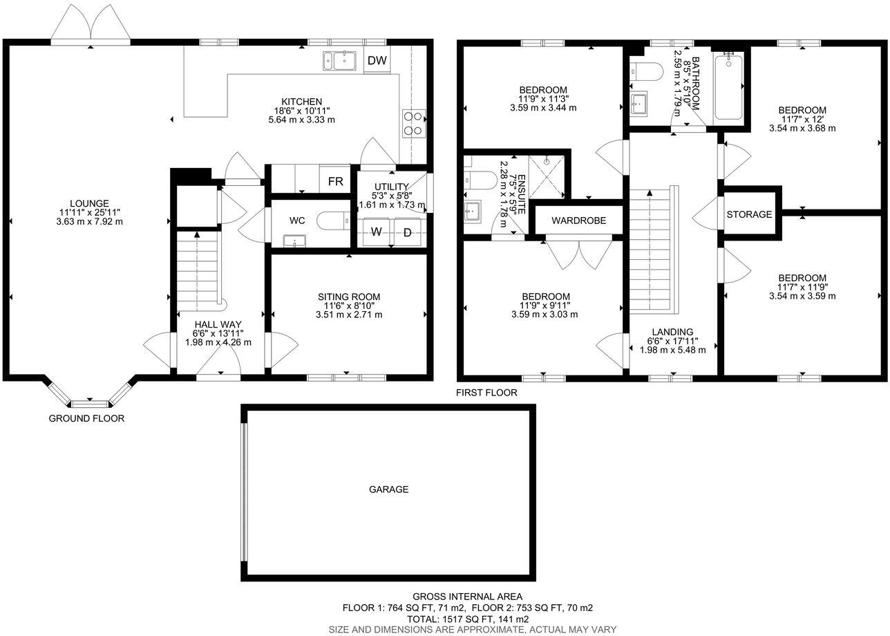 Nun Street, St Davids, SA62 floorplan